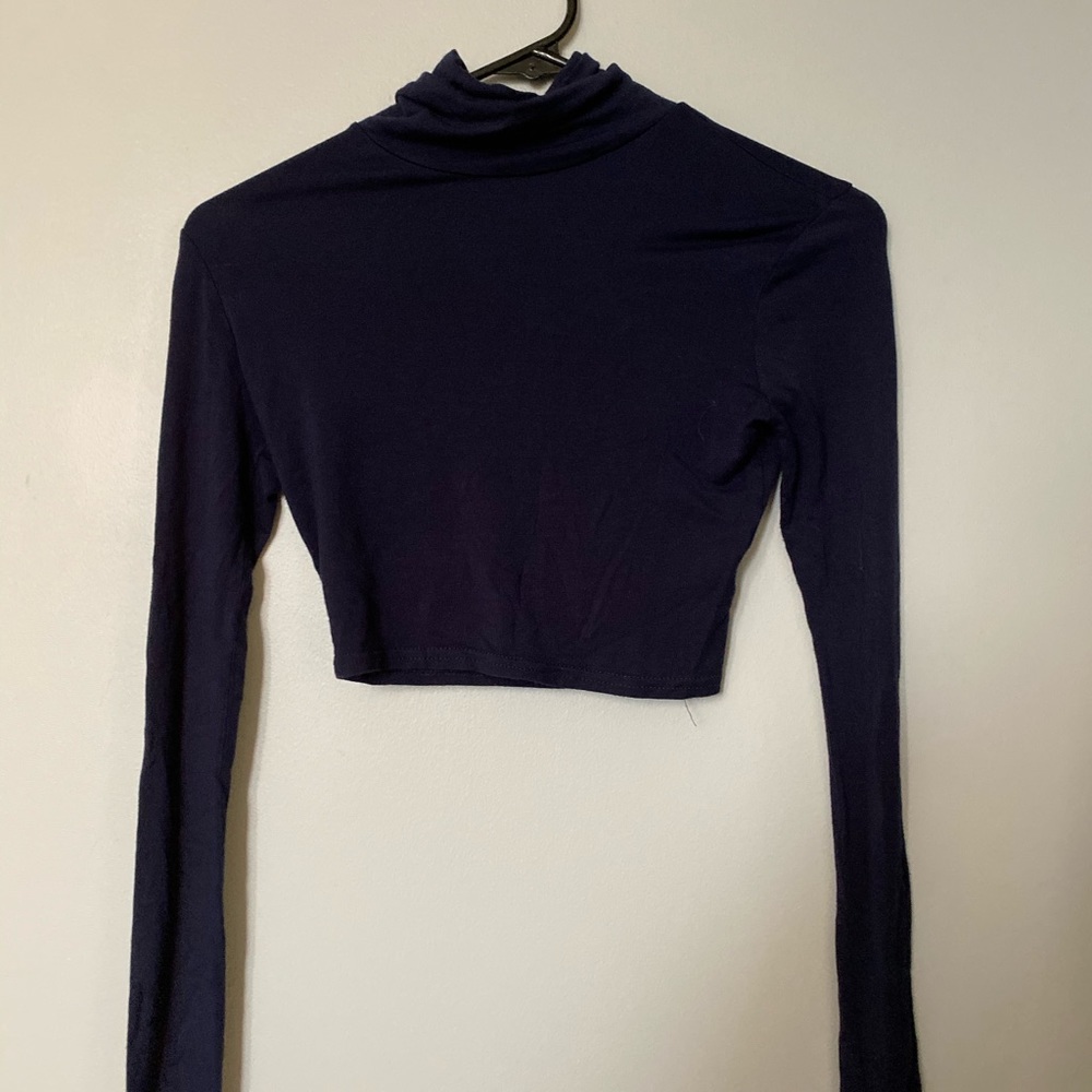 Missguided Turtle Neck Crop Top